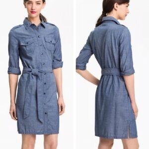 Tory Burch Indigo Denim Dress Sz2